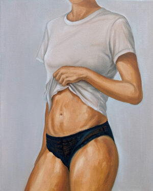 Contemporary Figurative Painting Of Feminine Strength