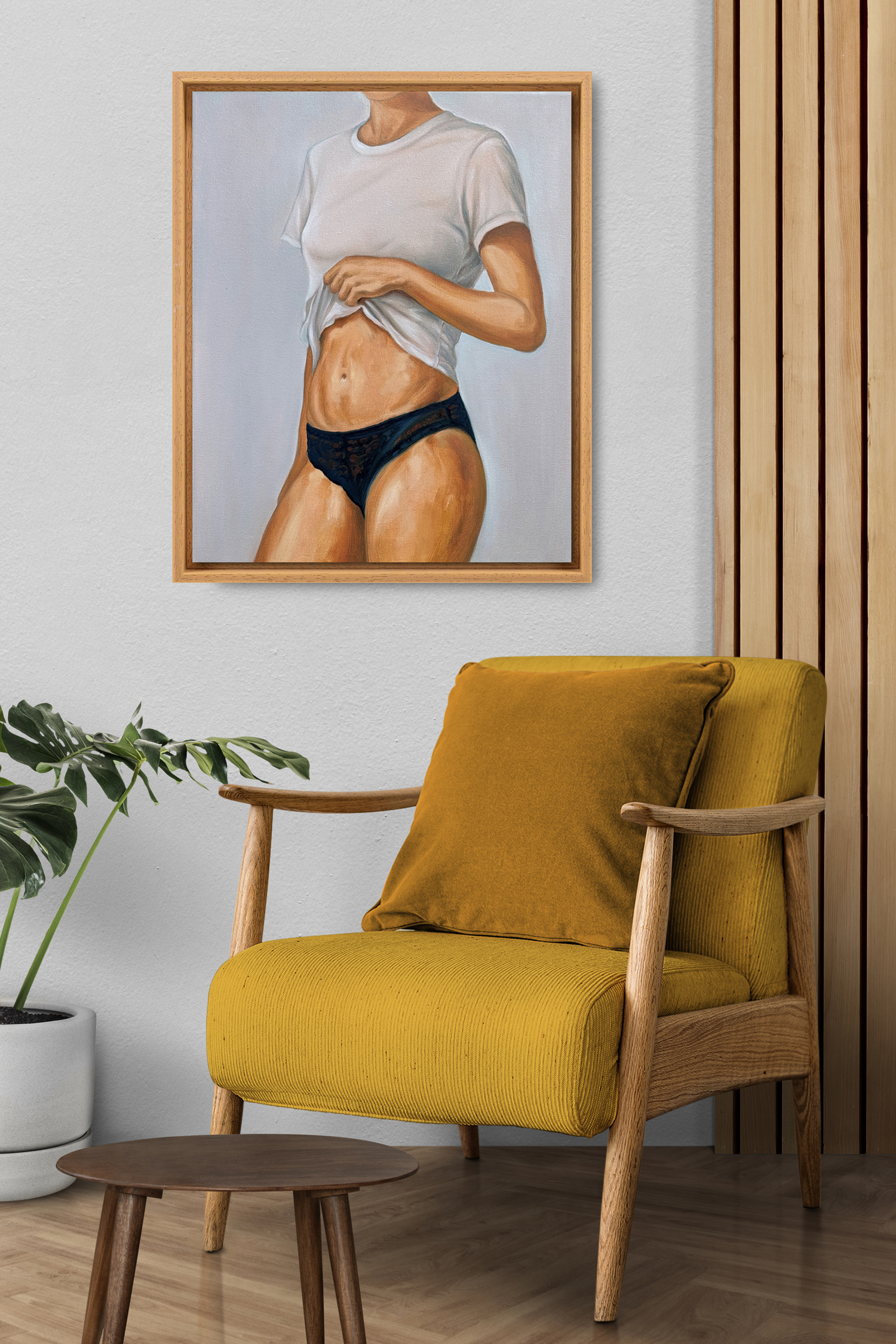 Contemporary Figurative Painting Of Feminine Strength - Image 2