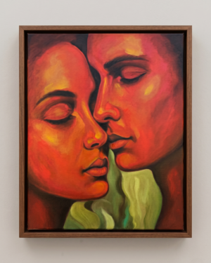 Alternative view of Whispered Desire - Original oil painting