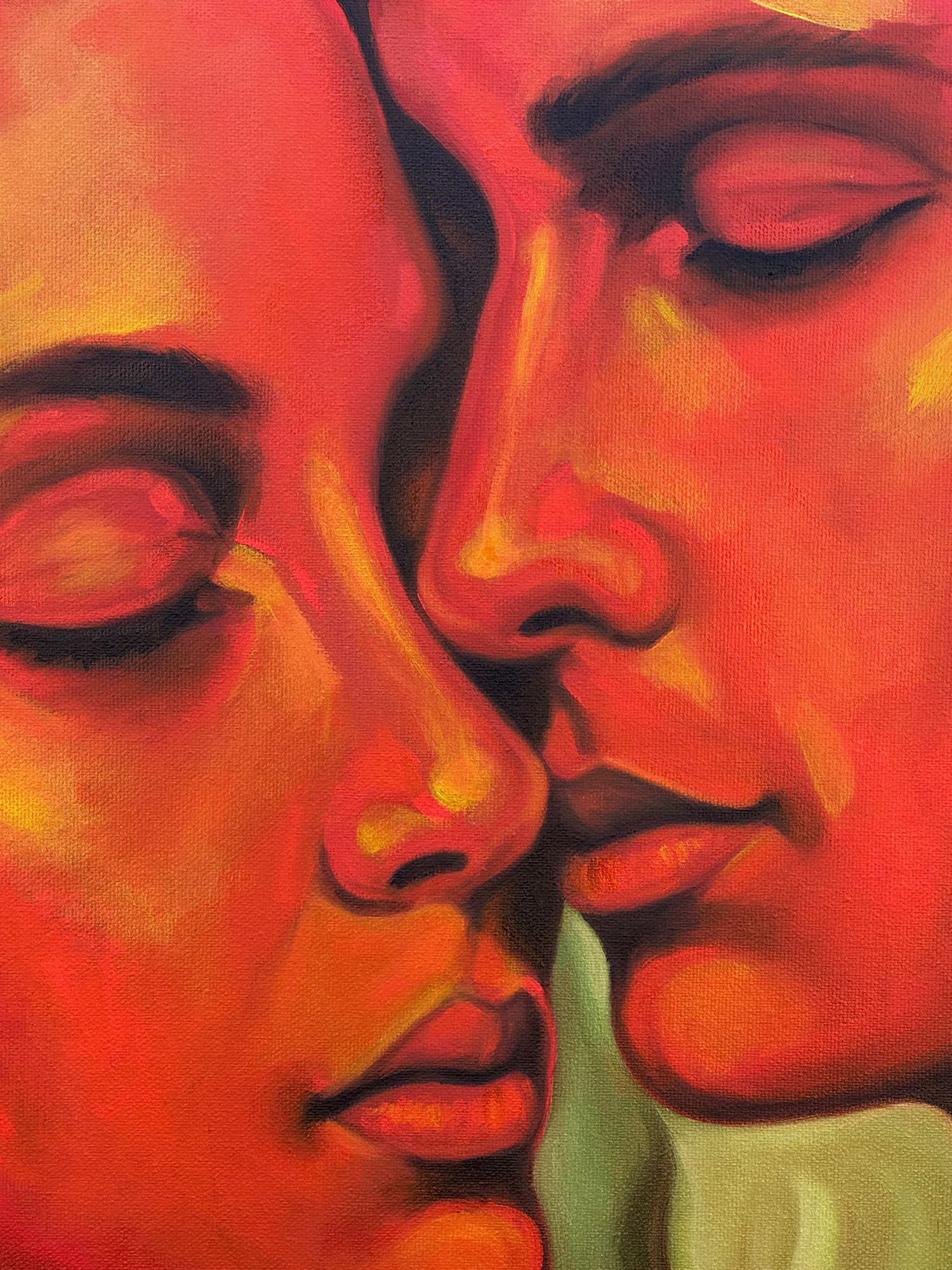 Whispered Desire - Original oil painting - Image 4