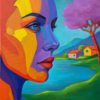 buy original oil paintings, abstract landscape art, Oilpainting, fineart, artlovers, originalart, contemporaryart, abstract painting, modern art, canvas artwork, expressive art, handmade painting