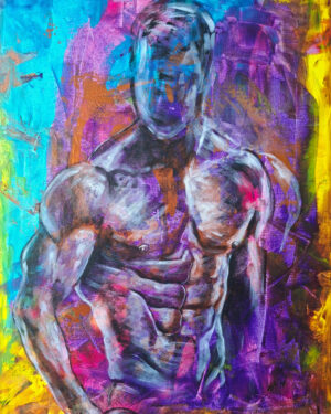 Acrylic on canvas, Reza Amiri, Reza Art